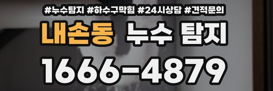 내손동 누수 탐지