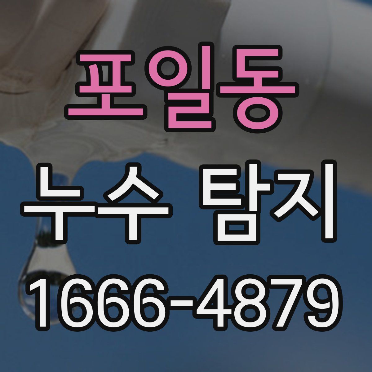 포일동 누수 탐지