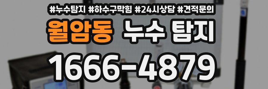 월암동 누수 탐지