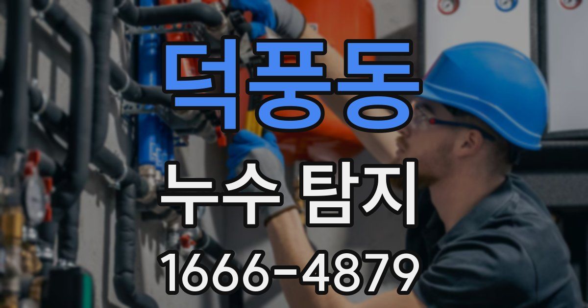 덕풍동 누수 탐지