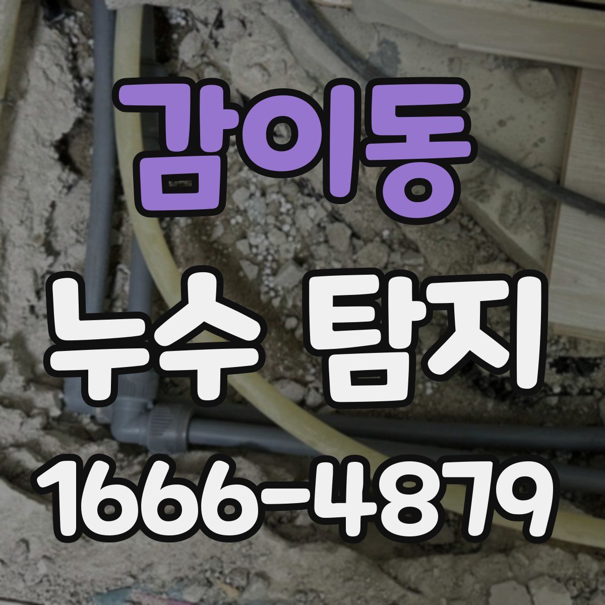 감이동 누수 탐지