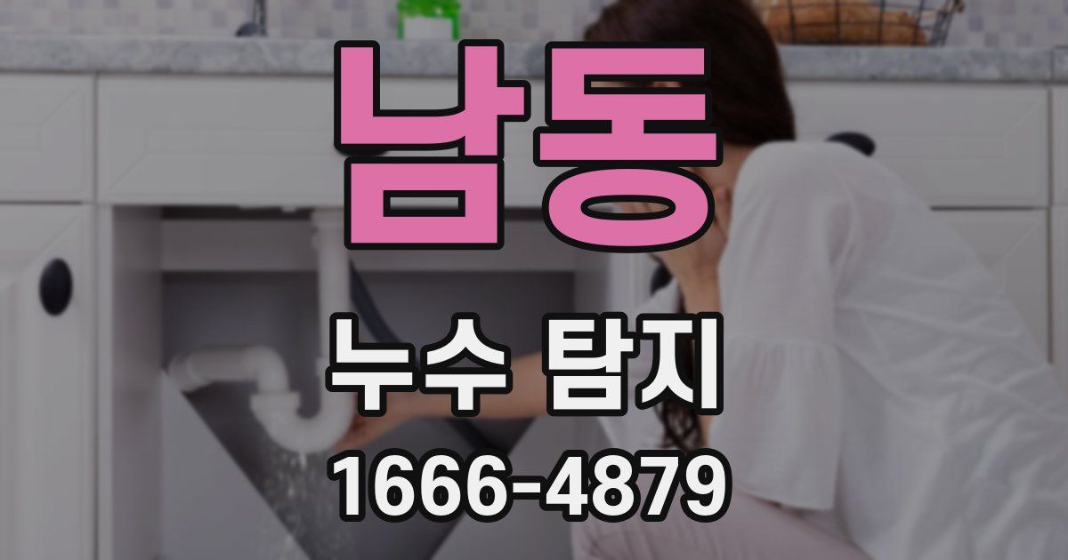 남동 누수 탐지