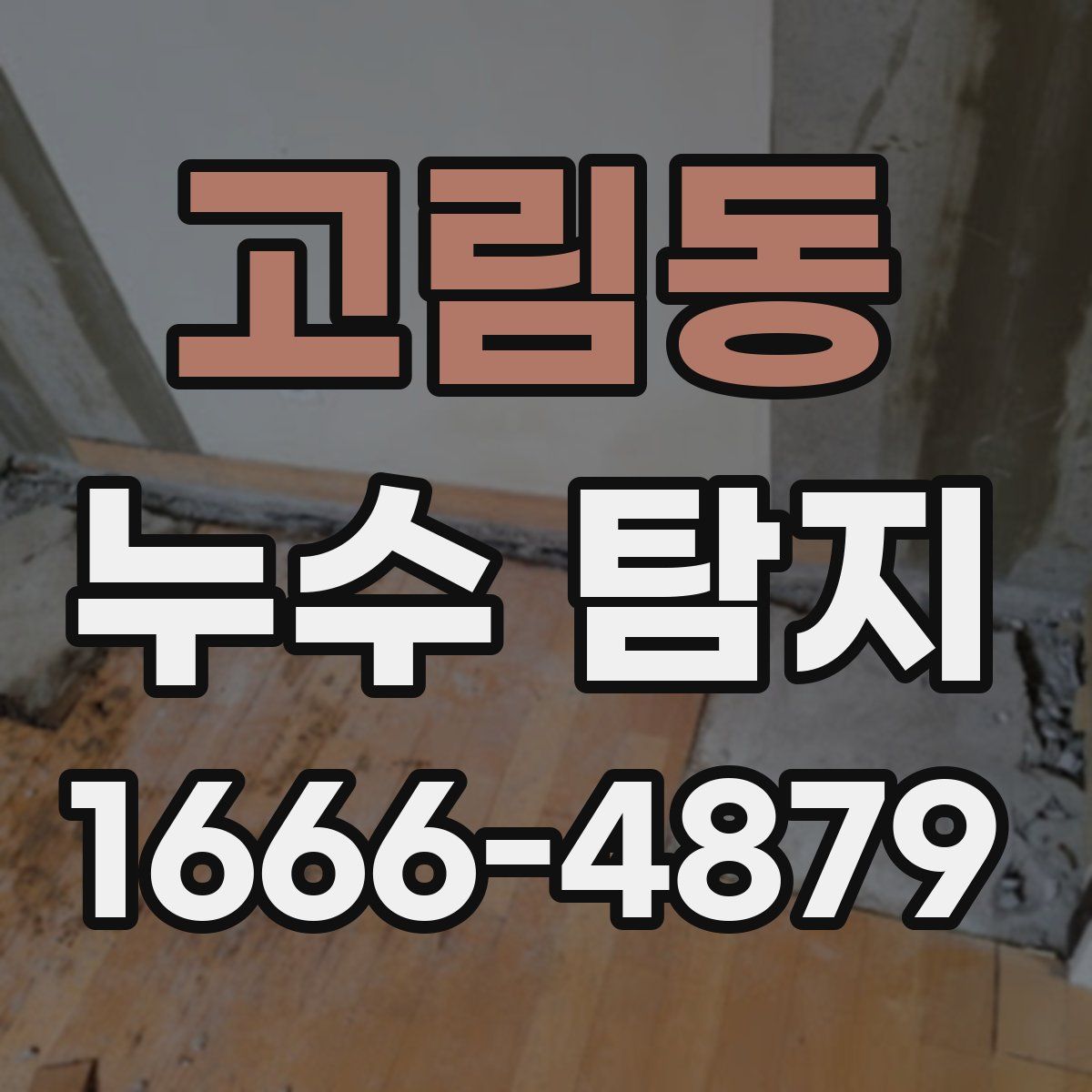 고림동 누수 탐지
