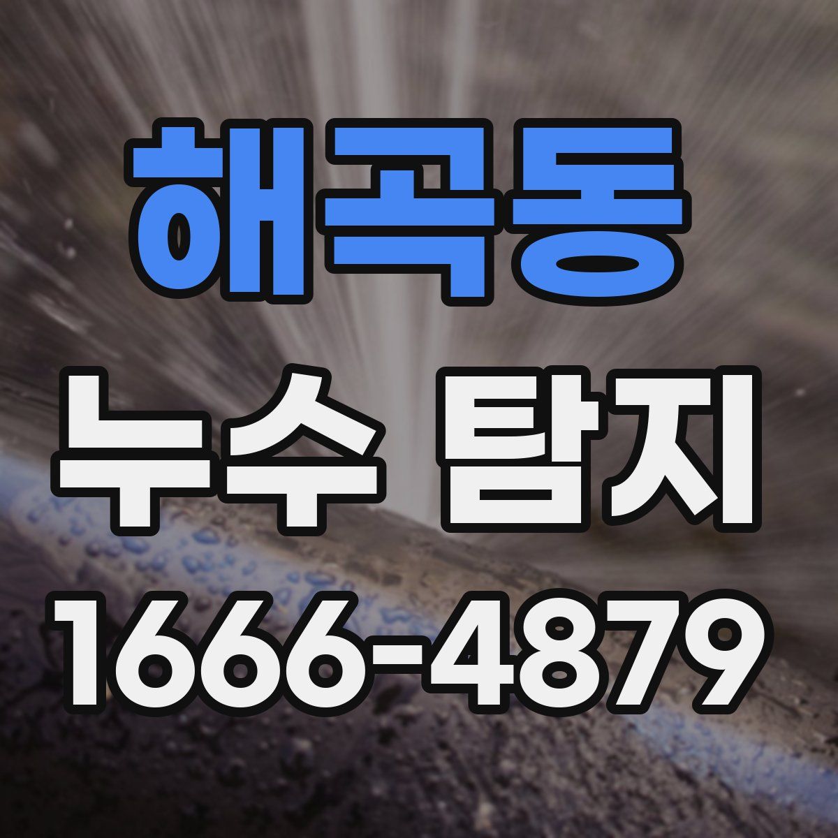 해곡동 누수 탐지