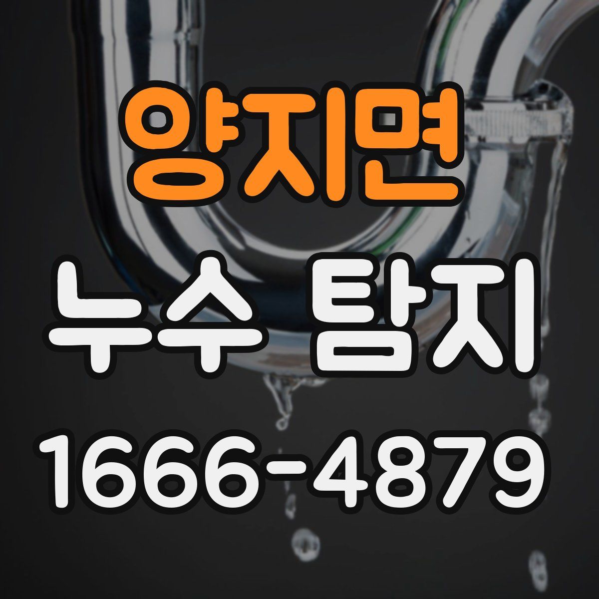 양지면 누수 탐지