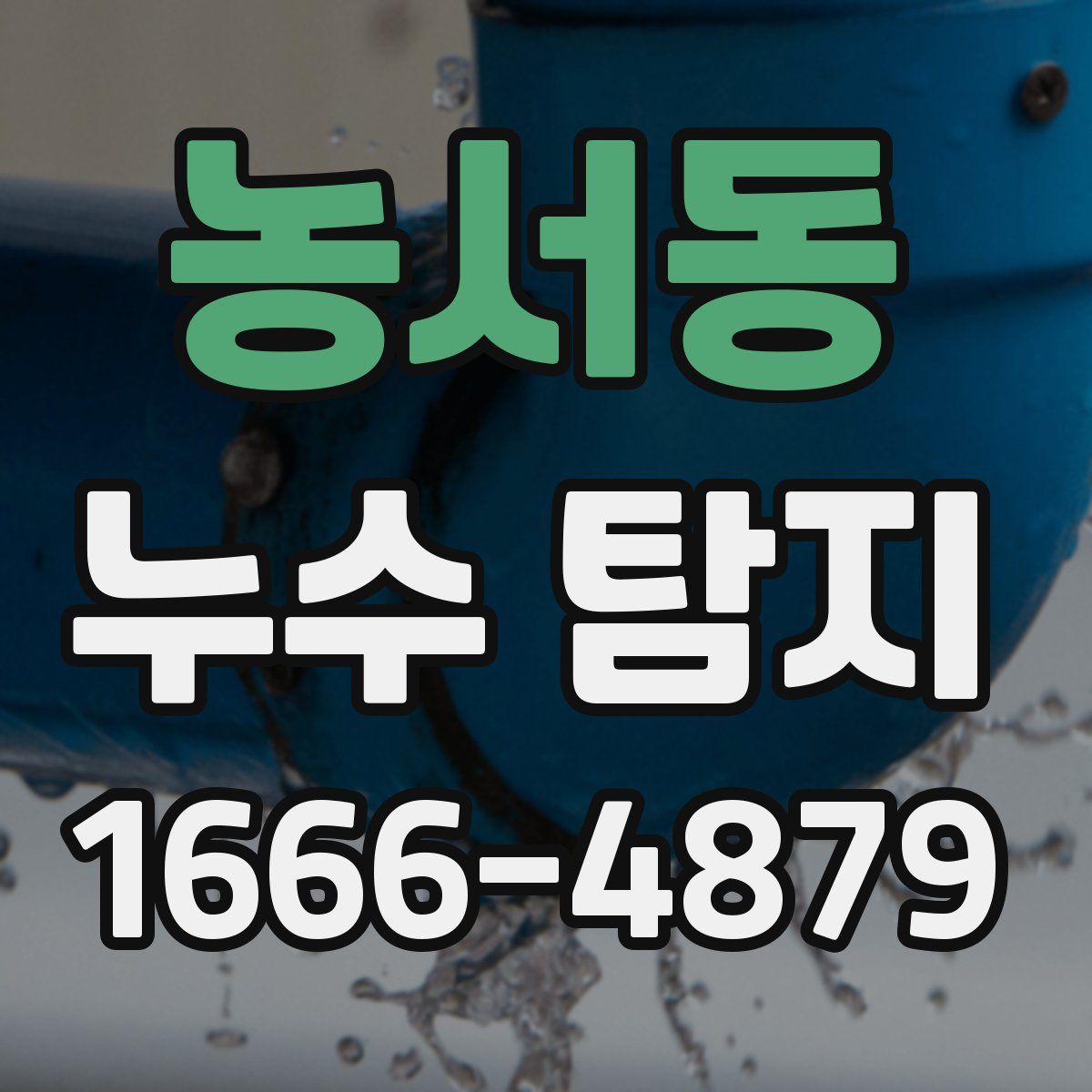 농서동 누수 탐지