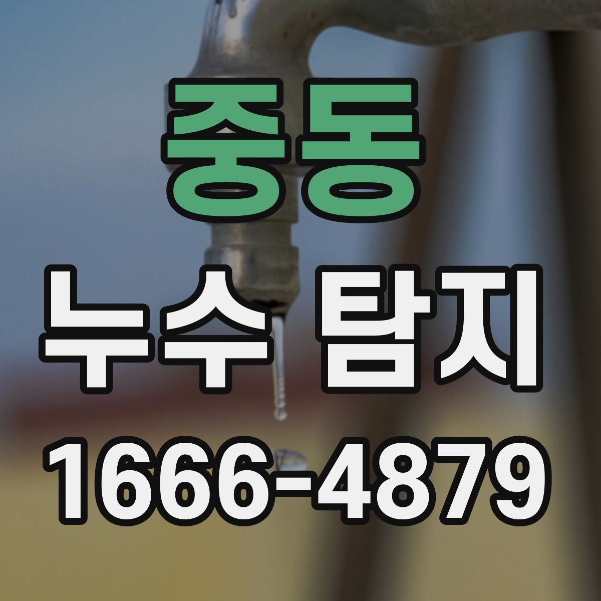 중동 누수 탐지