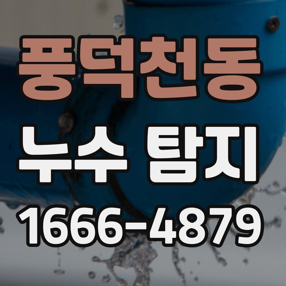 풍덕천동 누수 탐지