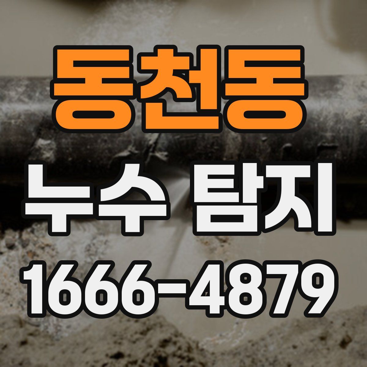 동천동 누수 탐지