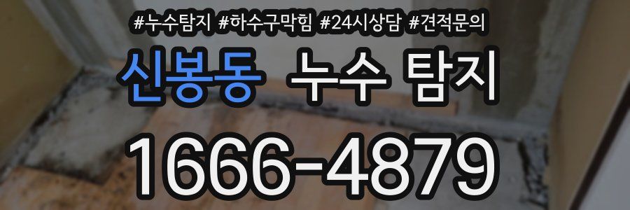 신봉동 누수 탐지