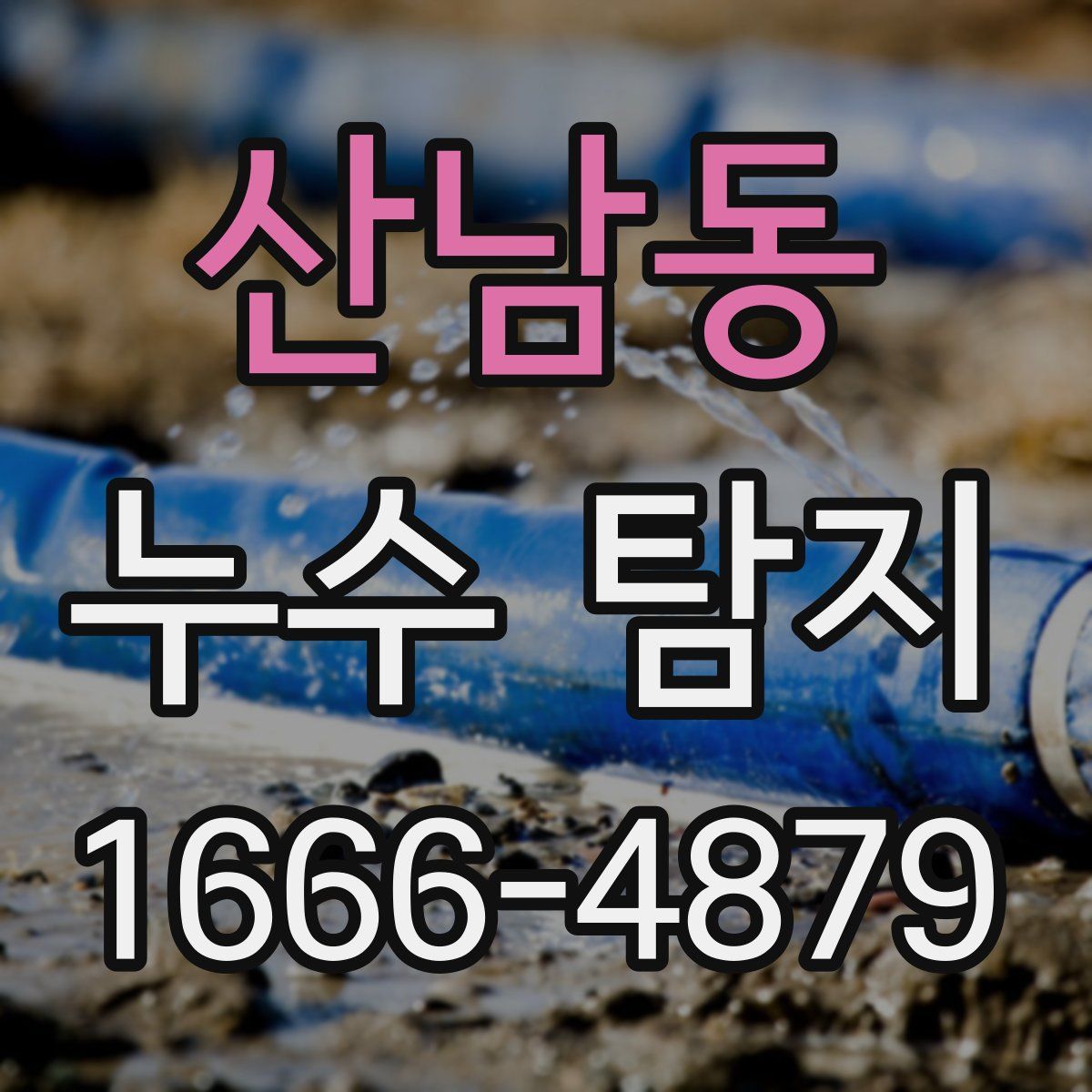 산남동 누수 탐지