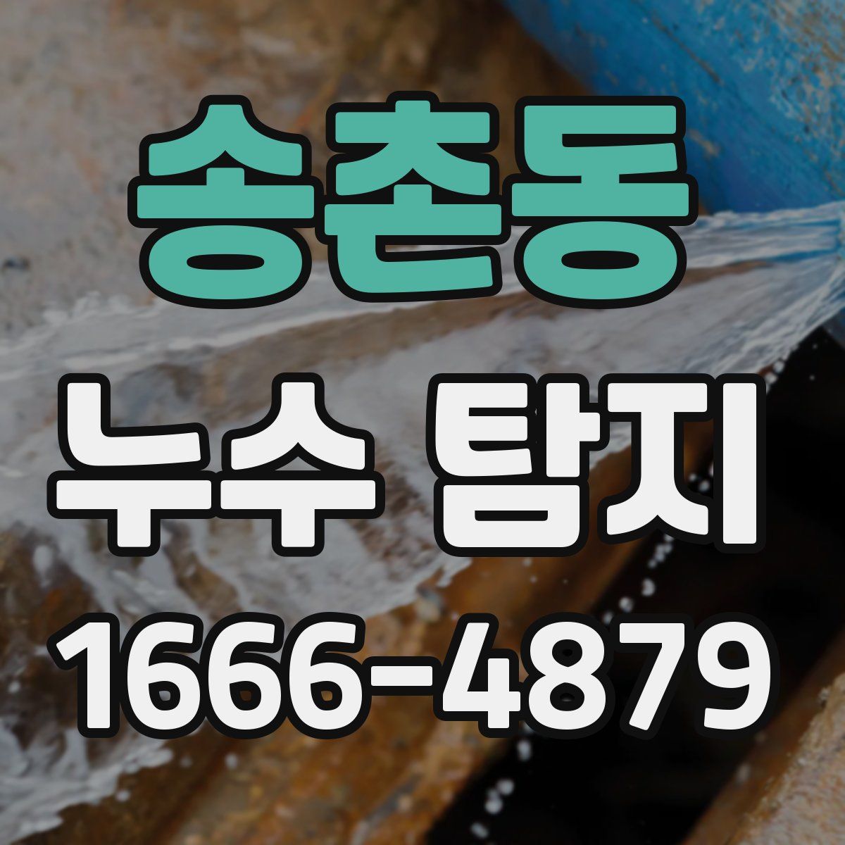 송촌동 누수 탐지