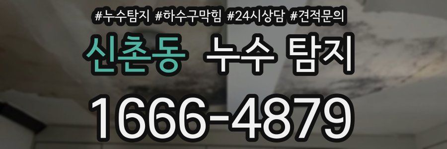 신촌동 누수 탐지