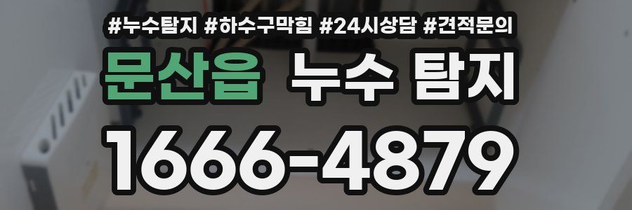 문산읍 누수 탐지