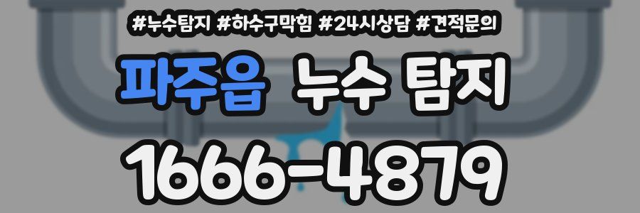 파주읍 누수 탐지