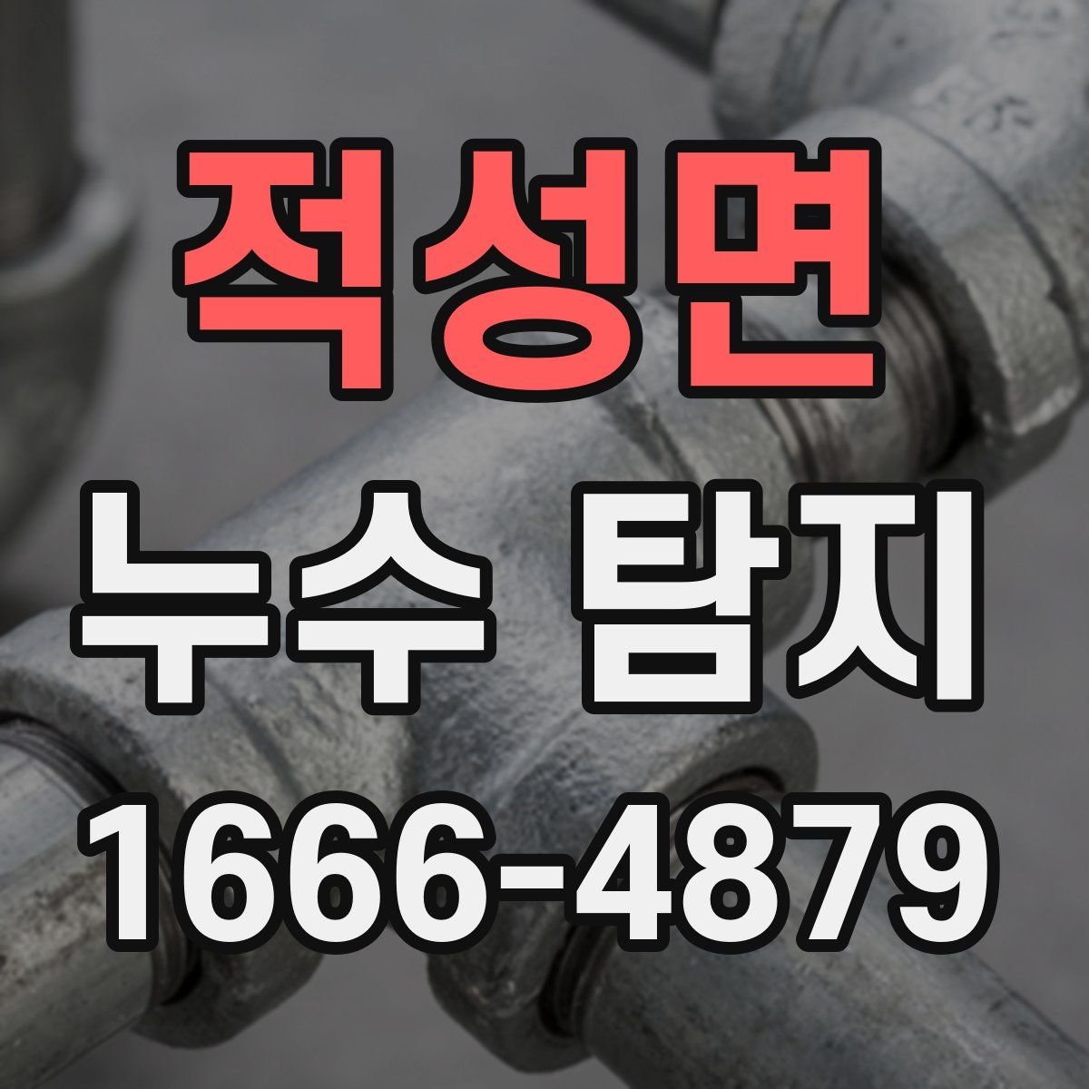 적성면 누수 탐지