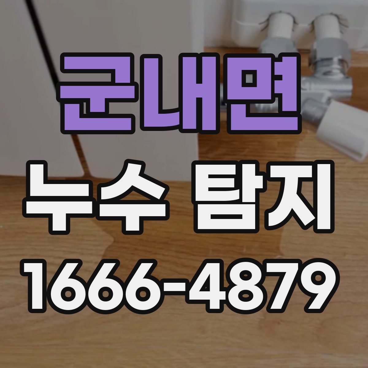 군내면 누수 탐지