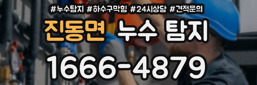 진동면 누수 탐지