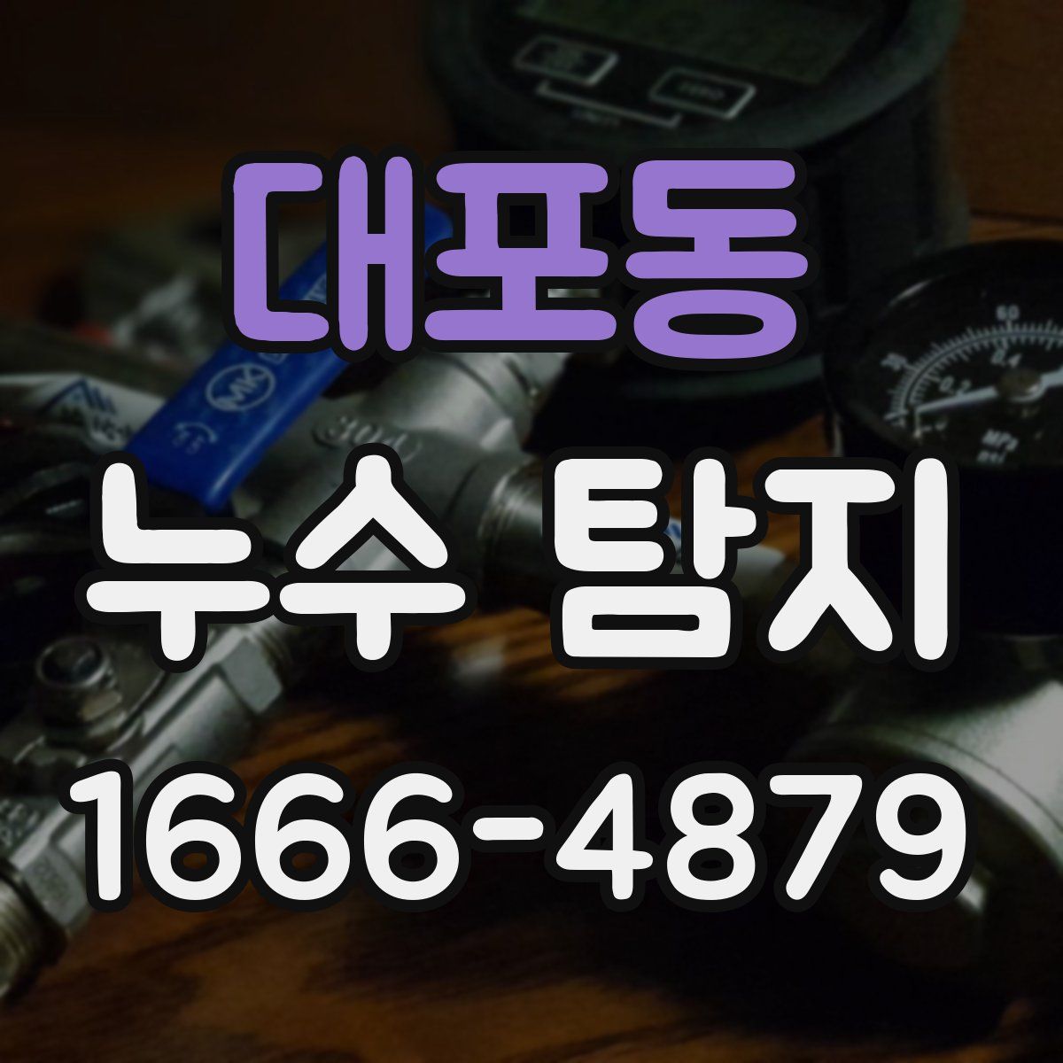 대포동 누수 탐지