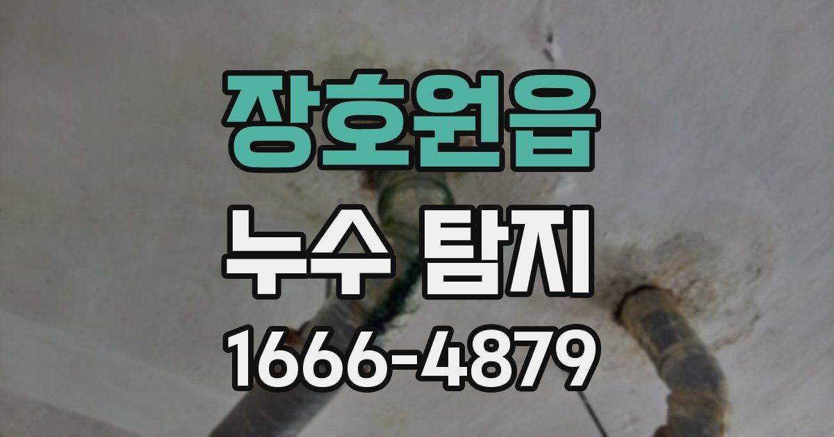 장호원읍 누수 탐지