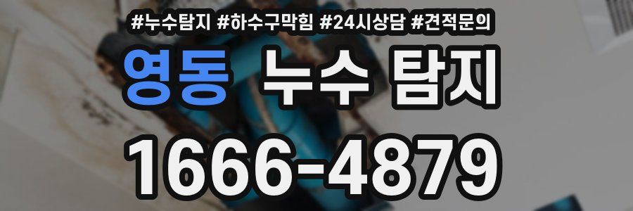 영동 누수 탐지