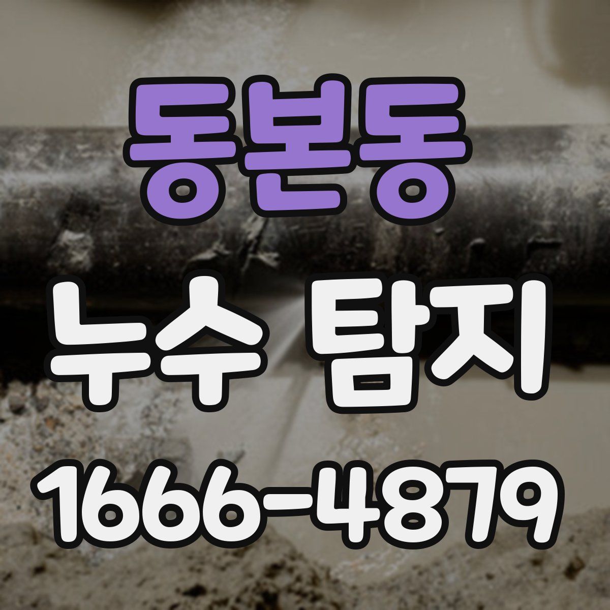동본동 누수 탐지