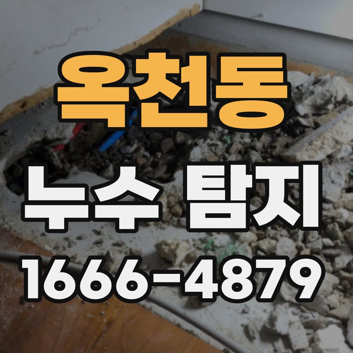 옥천동 누수 탐지