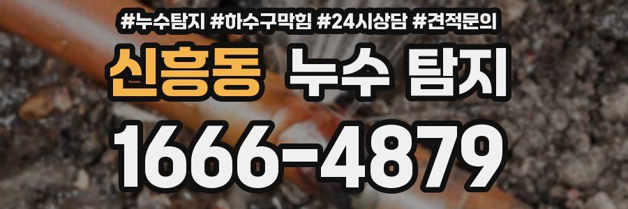신흥동 누수 탐지
