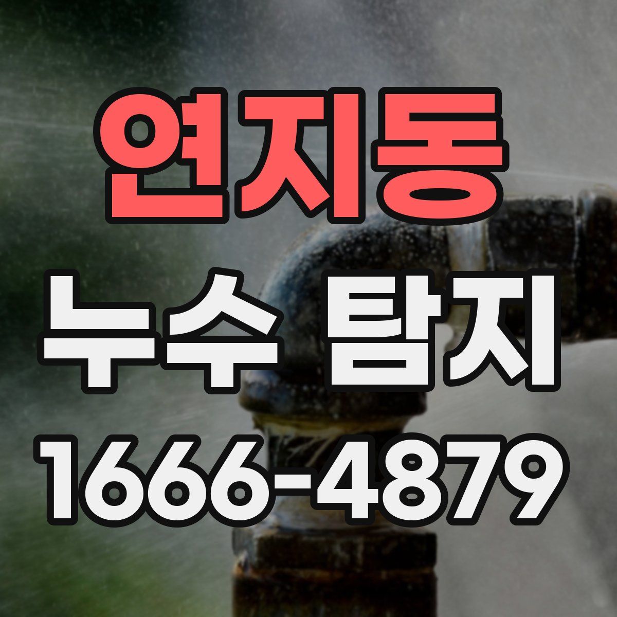 연지동 누수 탐지