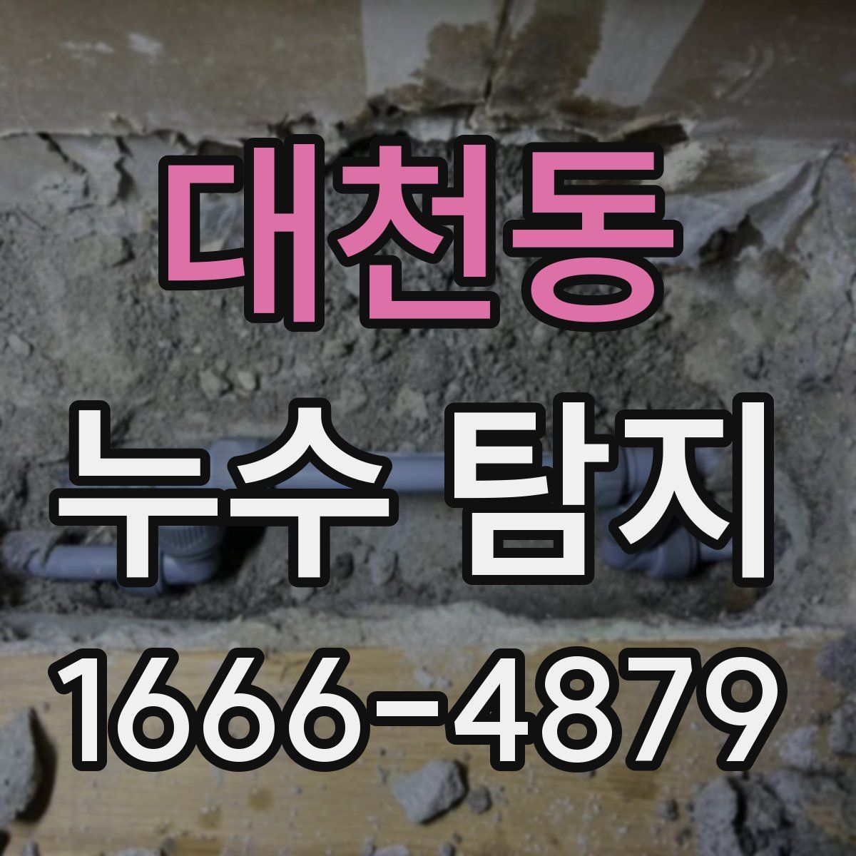 대천동 누수 탐지