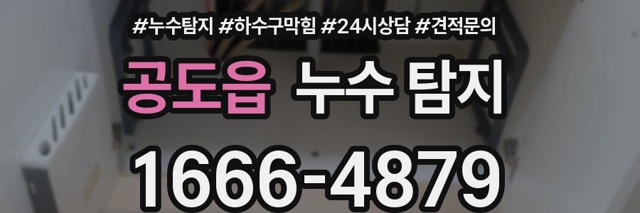 공도읍 누수 탐지