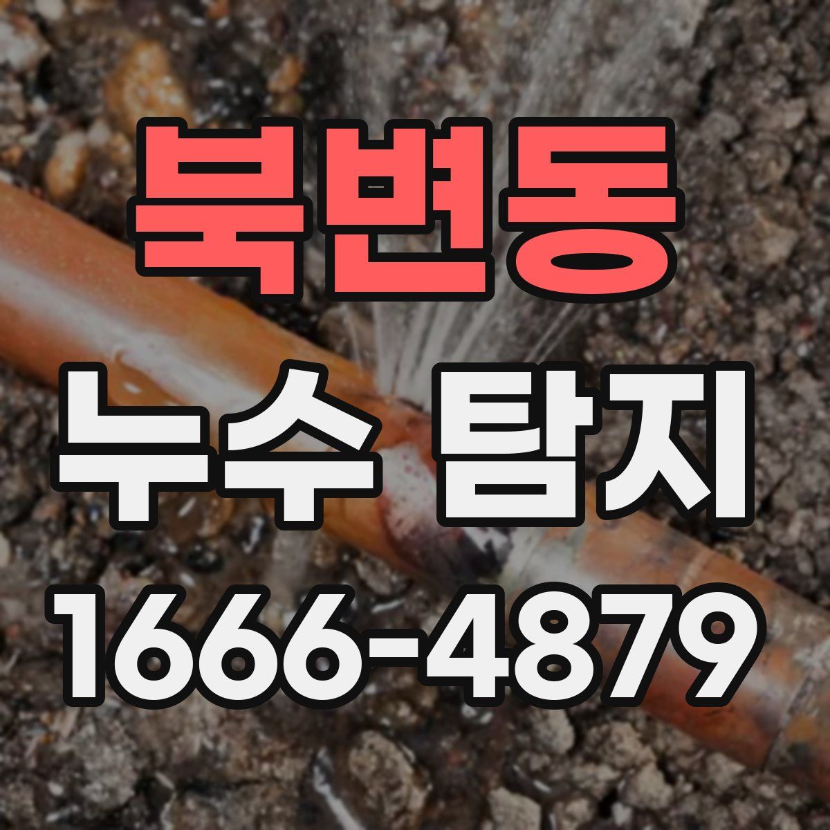 북변동 누수 탐지