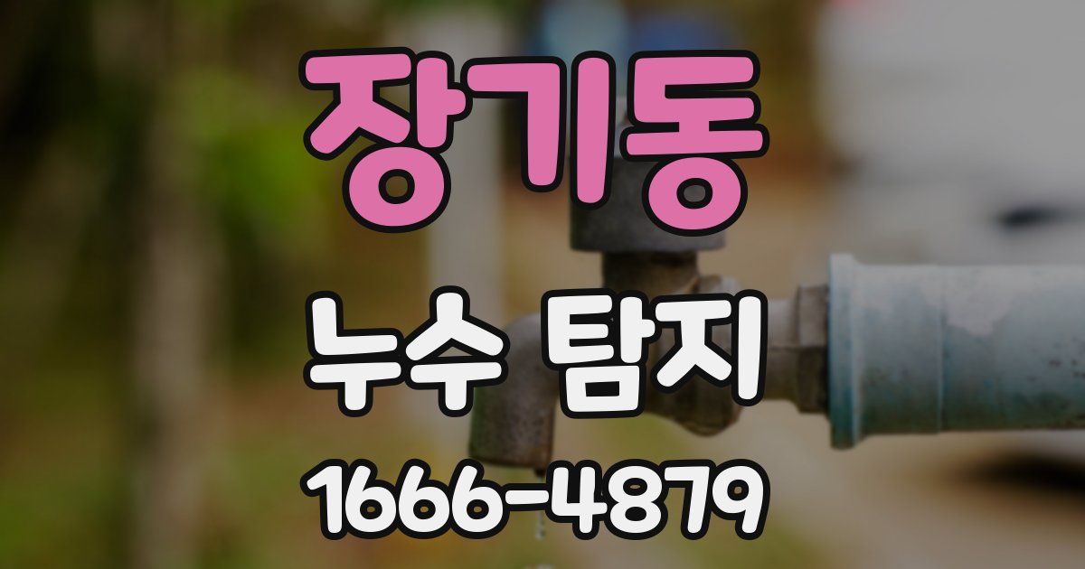 장기동 누수 탐지