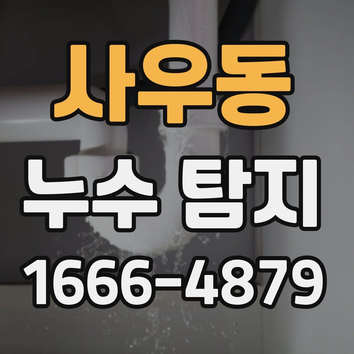 사우동 누수 탐지