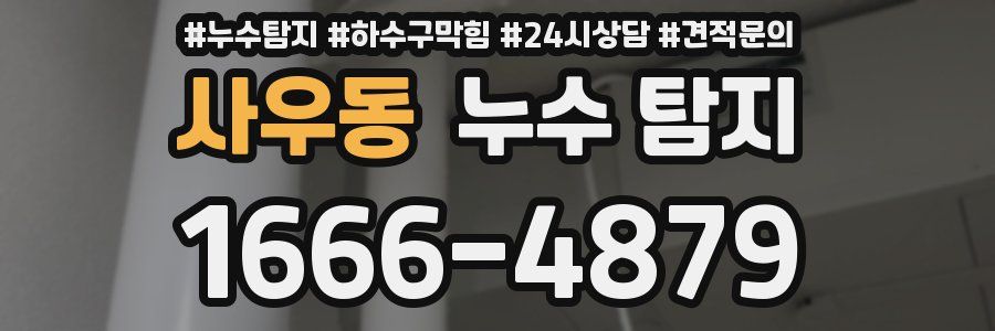 사우동 누수 탐지