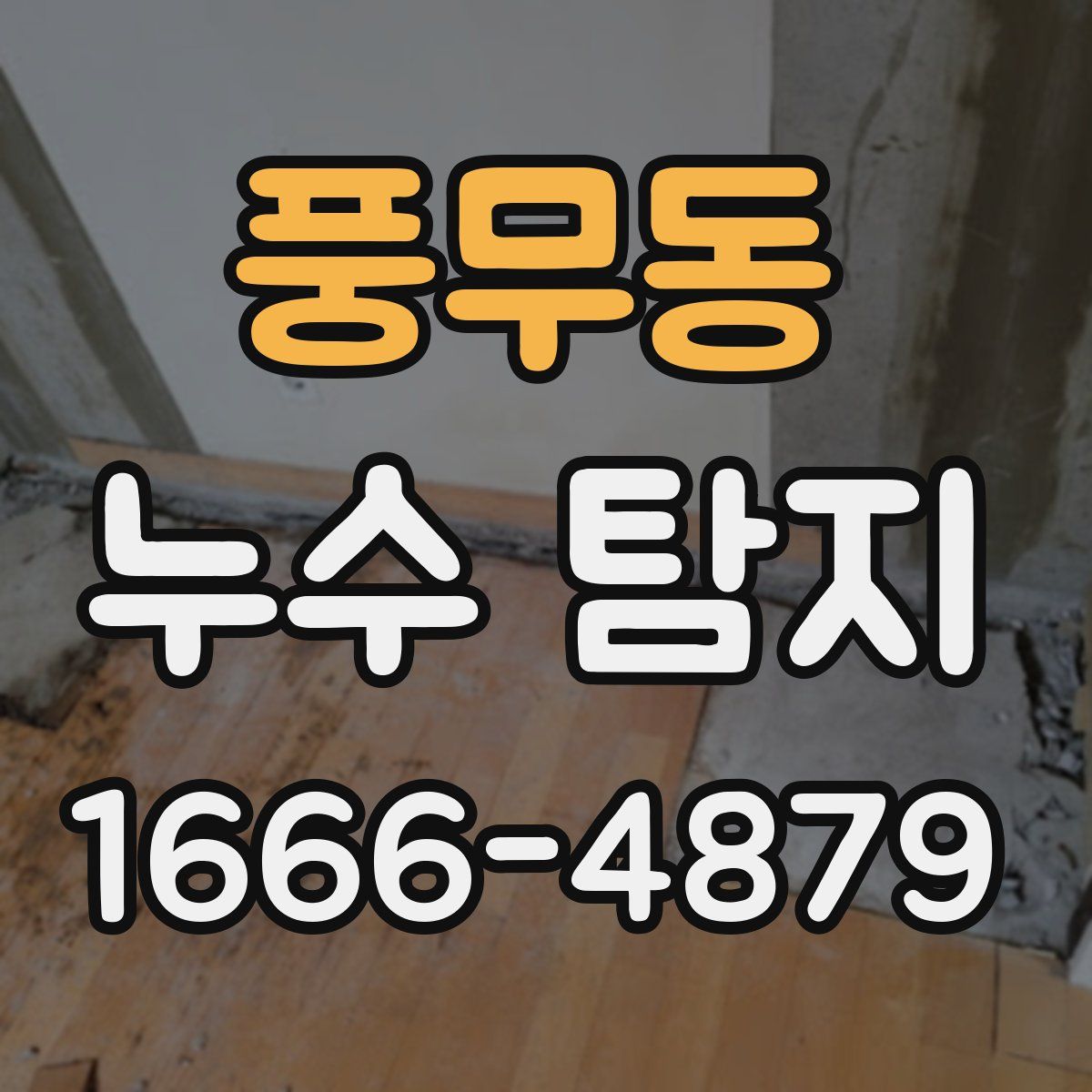 풍무동 누수 탐지