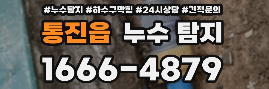 통진읍 누수 탐지