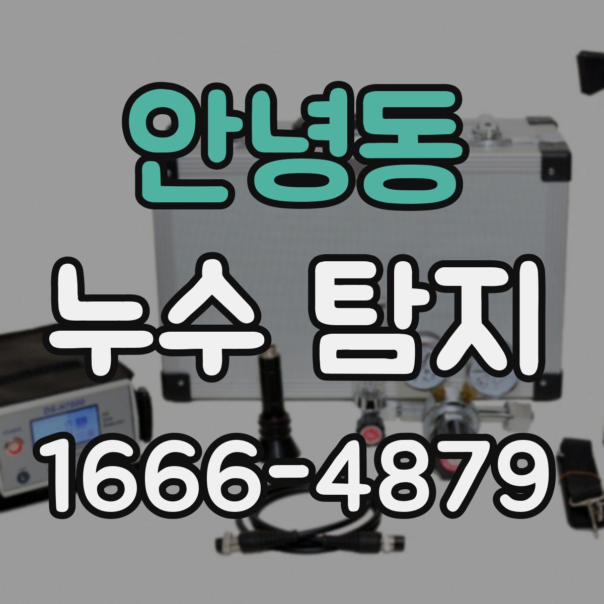 안녕동 누수 탐지