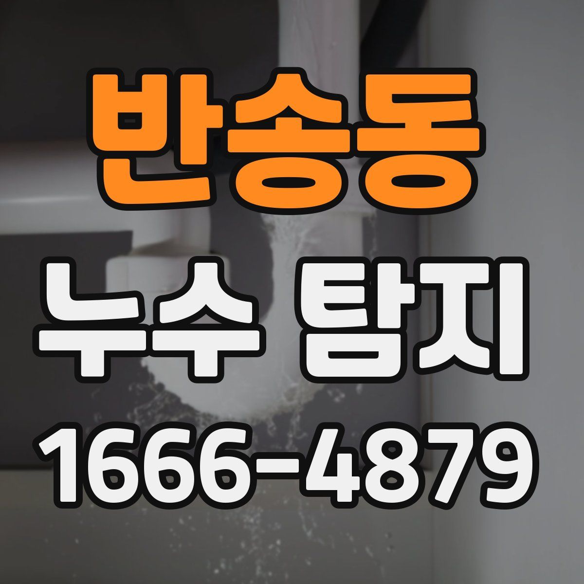 반송동 누수 탐지