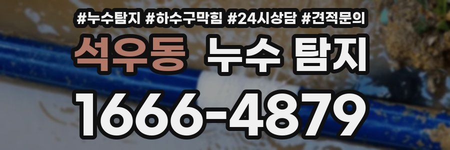 석우동 누수 탐지