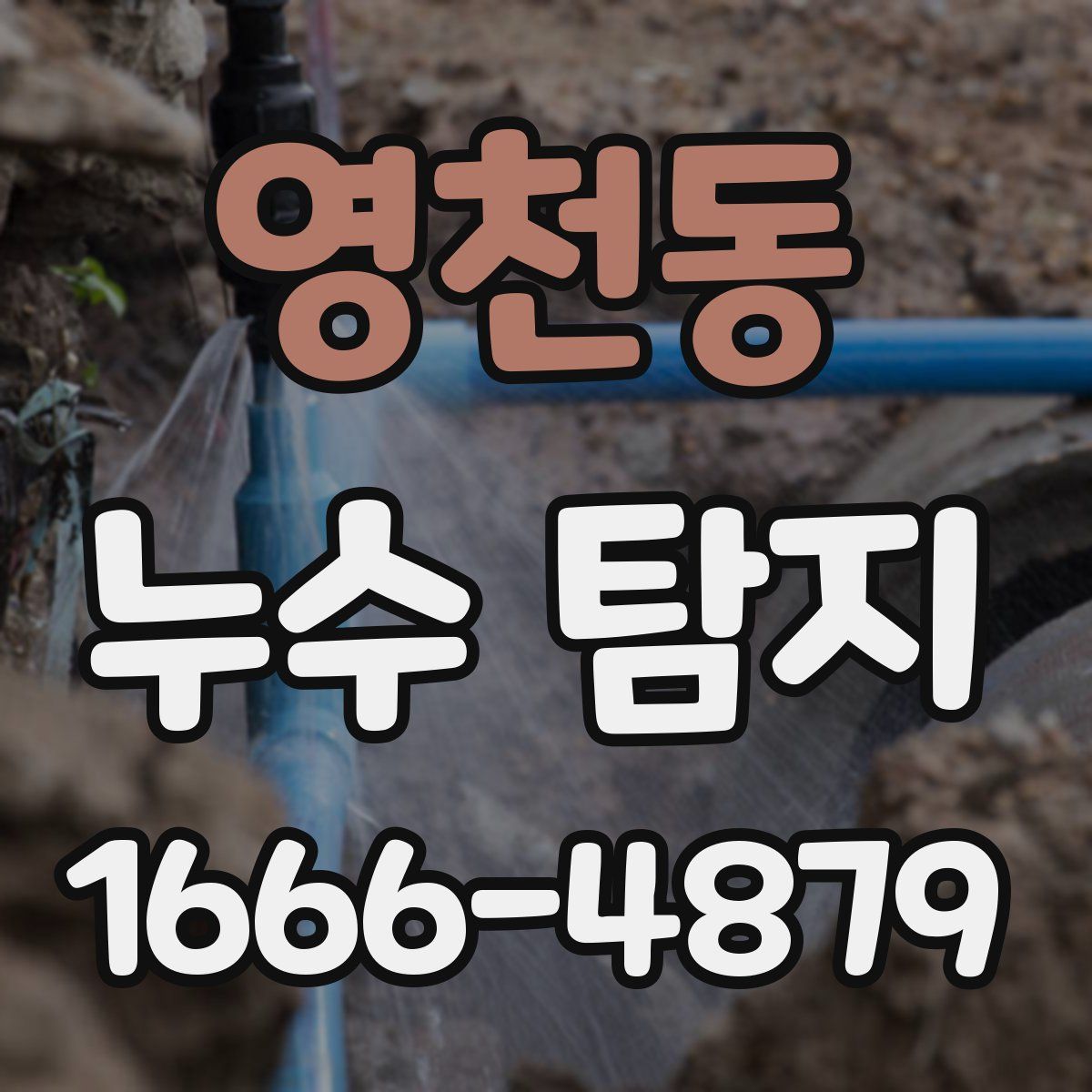 영천동 누수 탐지
