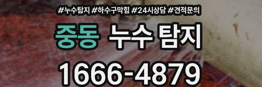 중동 누수 탐지