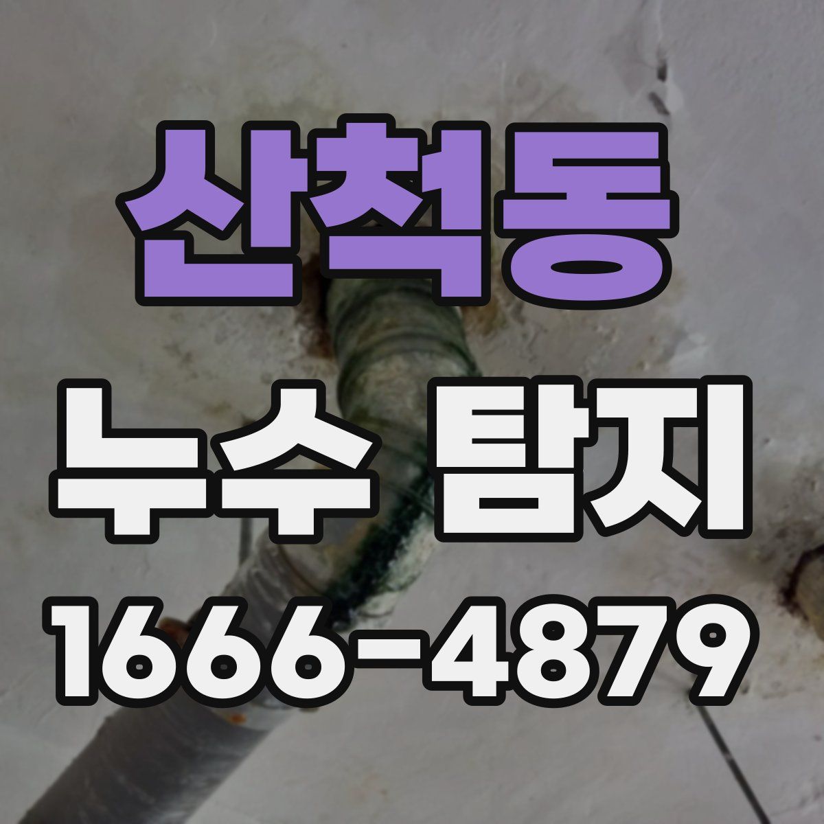산척동 누수 탐지