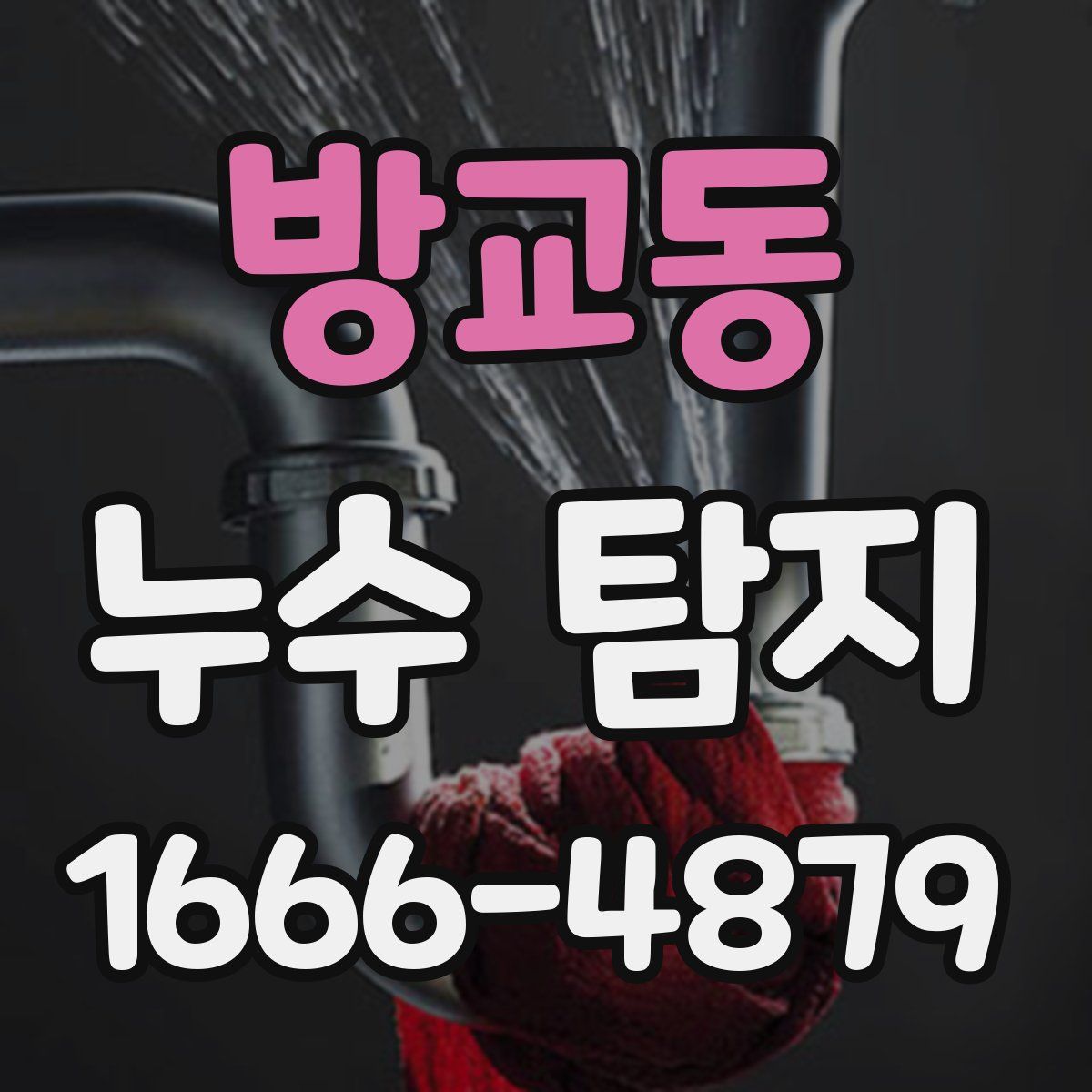 방교동 누수 탐지