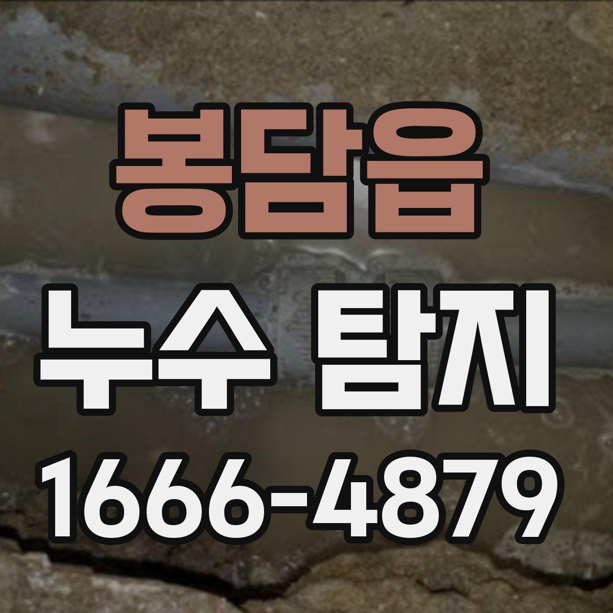봉담읍 누수 탐지