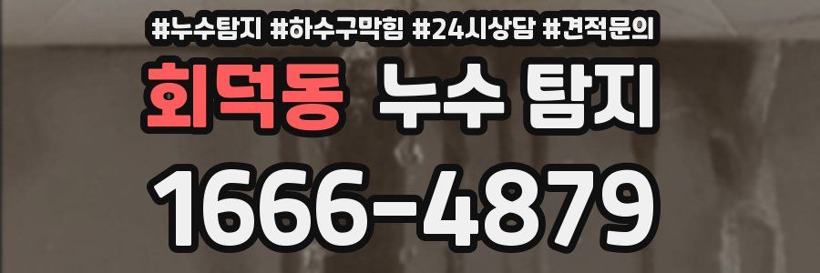 회덕동 누수 탐지