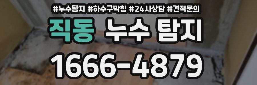 직동 누수 탐지