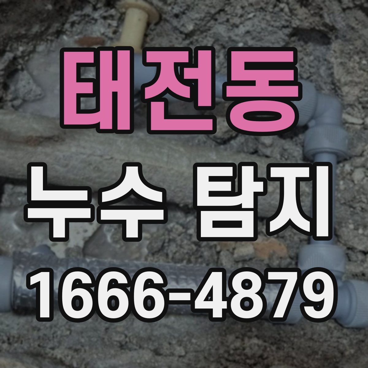 태전동 누수 탐지