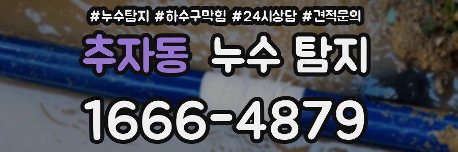 추자동 누수 탐지