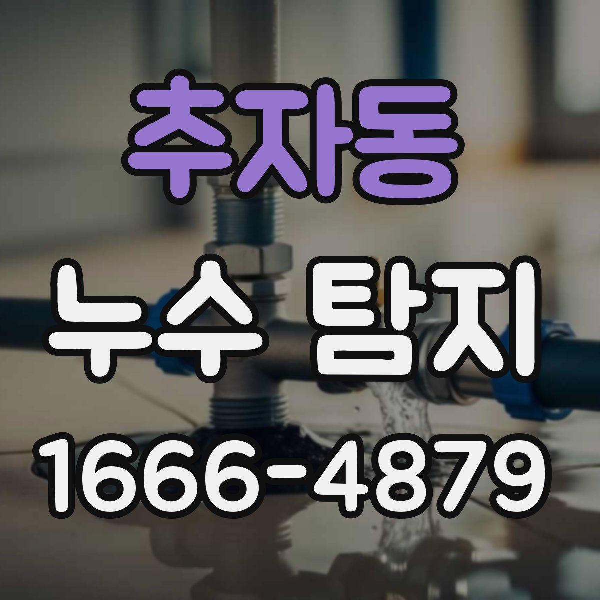 추자동 누수 탐지